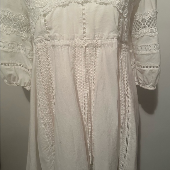 Anthropologie Eri + Ali Lacey Cottagecore Whimsical Easter Dress Size XS - Picture 2 of 4